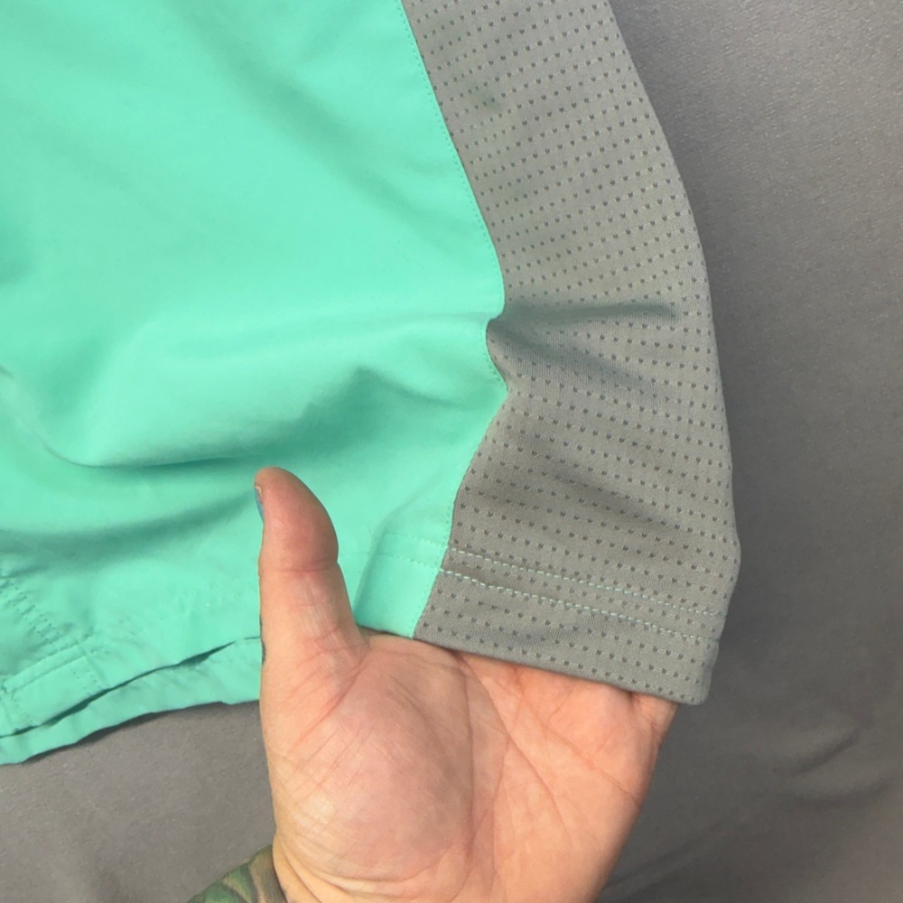 Bimini Bay Fishing Shirt Mens XL Mint Green Bangladesh Poly Mesh Utility Pockets - Picture 8 of 11